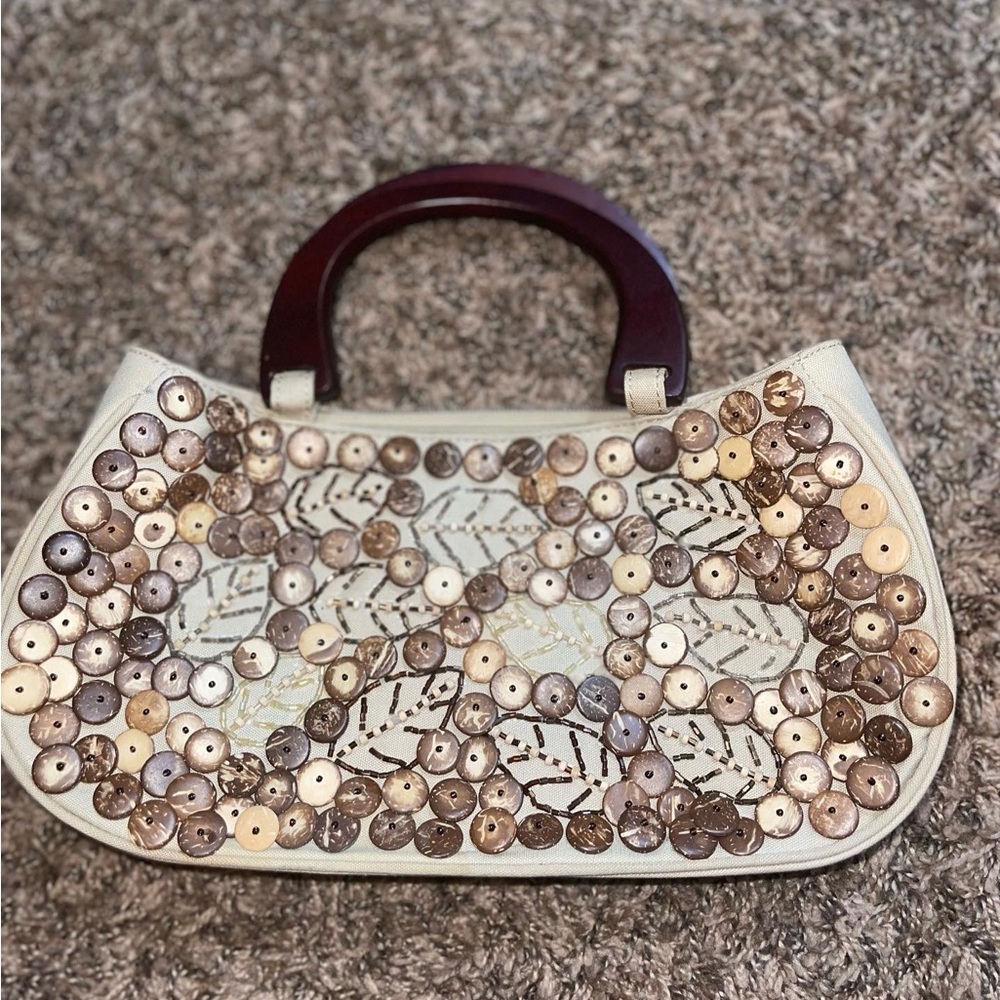 Cold water Creek Hobo bag with design print